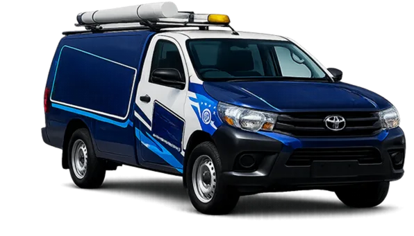 Service van parked on a Canada Bay street